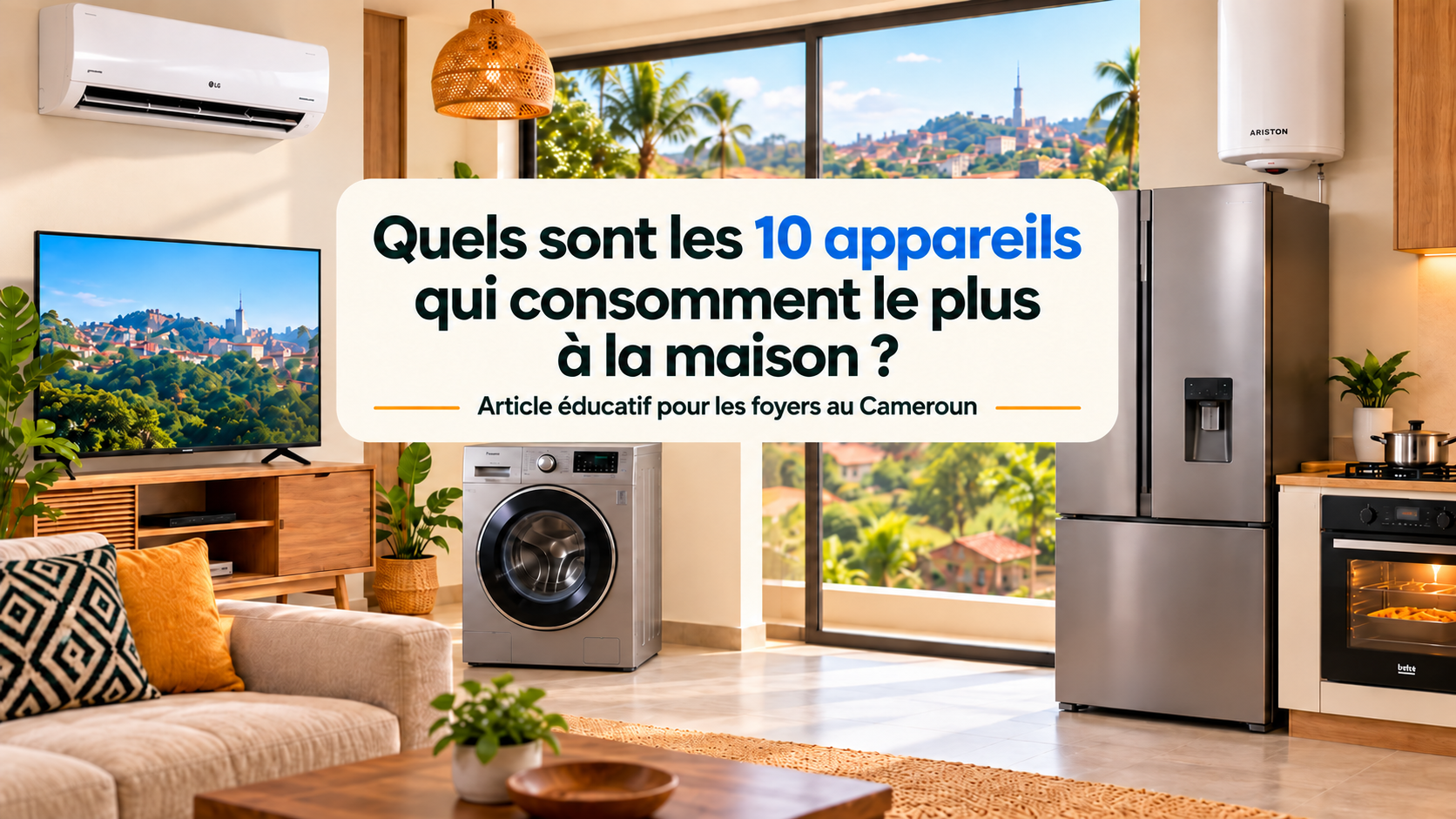 Quels sont les 10 appareils qui consomment le plus à la maison ?